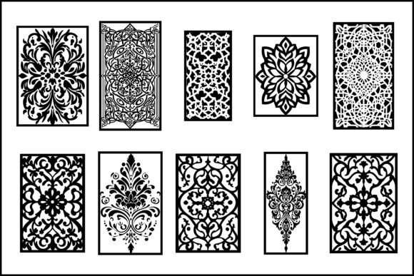 Download Elegant Floral Tree Silhouettes Set - Floral tree Collection