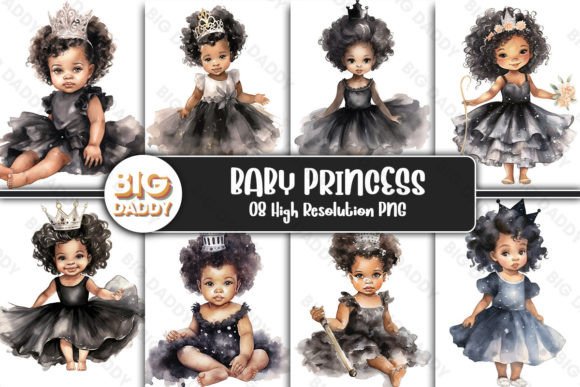 Download Baby Princess Sublimation Clipart - Baby princess Collection