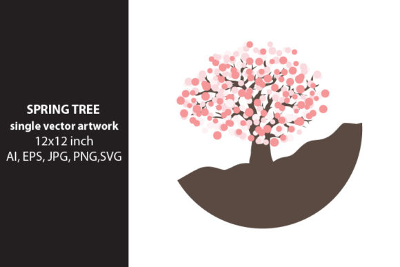Download Floral Tree, SINGLE VECTOR ARTWORK - Floral tree Collection