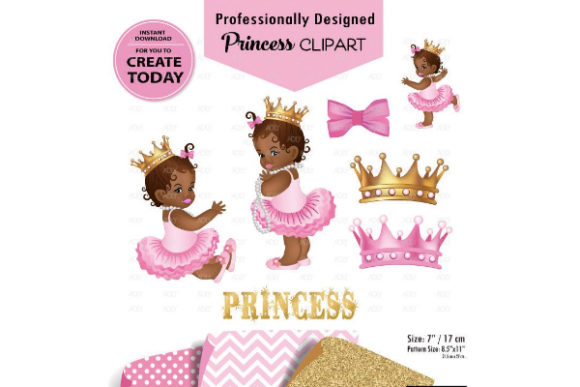 Download African American Baby Girl Pink and Gold - Premium Resources