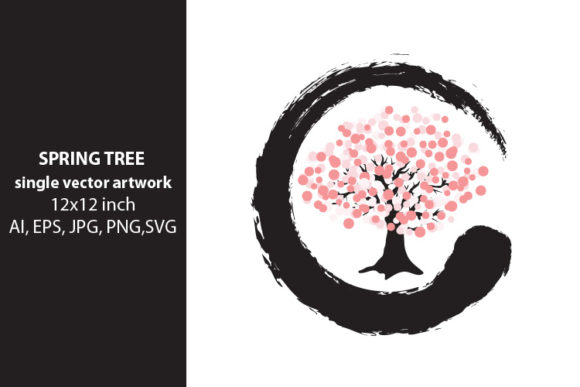Download Floral Tree, SINGLE VECTOR ARTWORK - Floral tree Collection